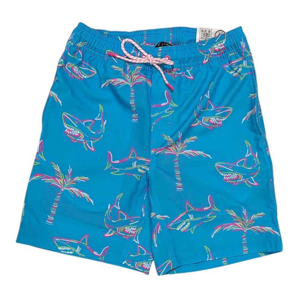 Member's Mark Mens Resort Swim Trunk, Performance Boxer Brief Liner - Shark